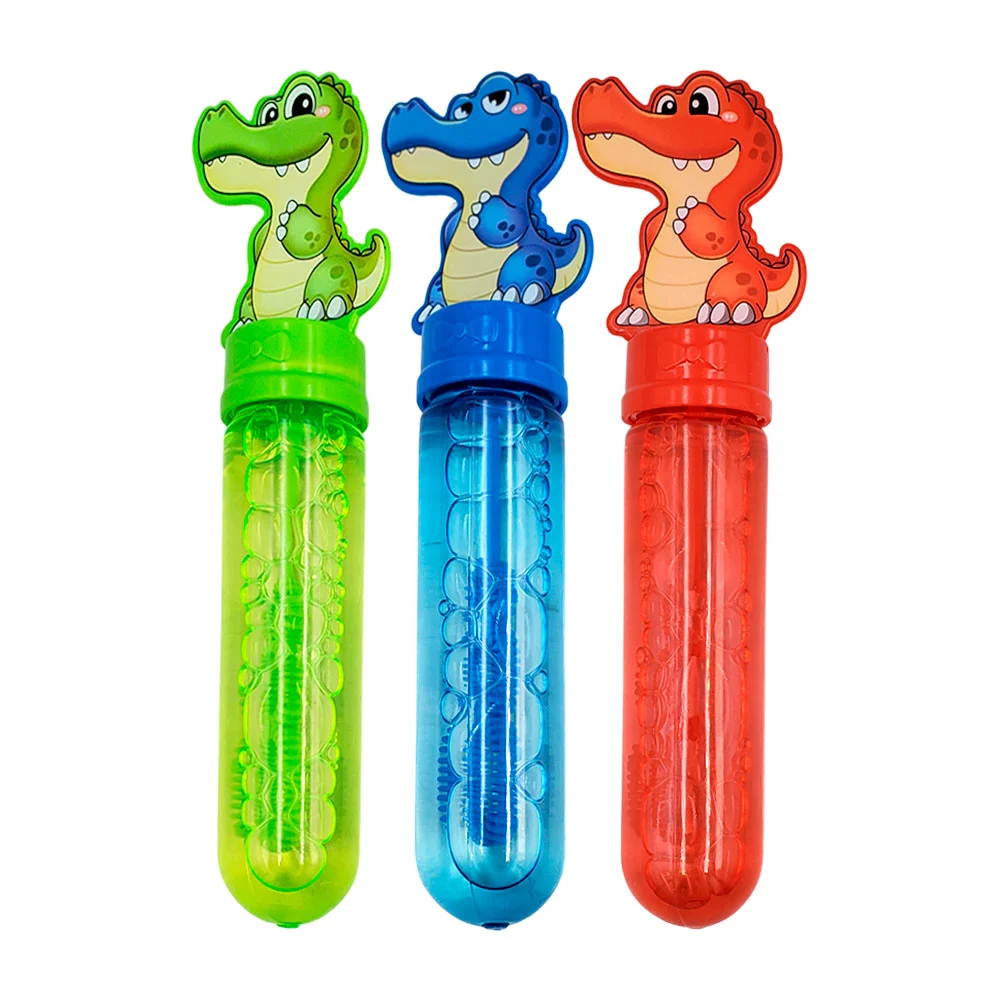 1pz mini bote con jabón para burbujas, vara de 3 círculos, temática c…