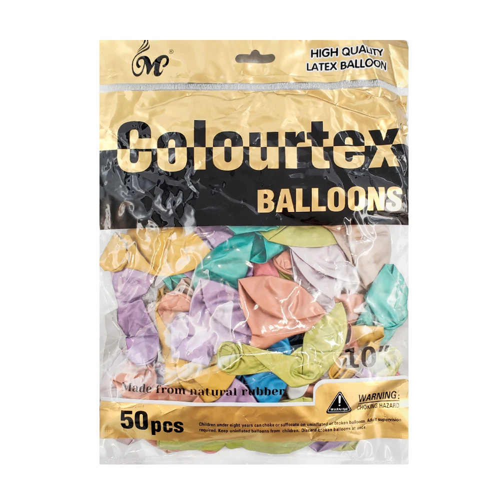 Paquete con 50 globos metálicos de 10 pulgadas con colores surtidos /…