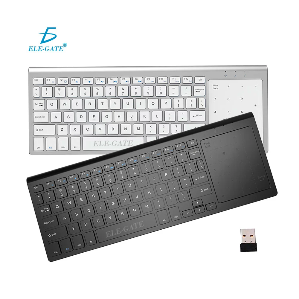 Teclado inalámbrico, con conexión bluetooth + touchpad numérico, vari…