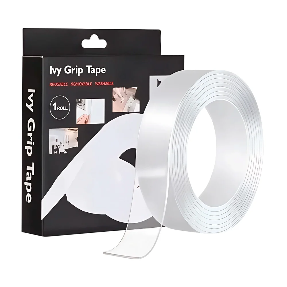 Cinta doble cara transparente segaran de 5 metros / ivy grip tape / t…