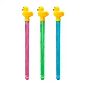 1pz vara gigante con jabón para burbujas + patito con chifle, variedad