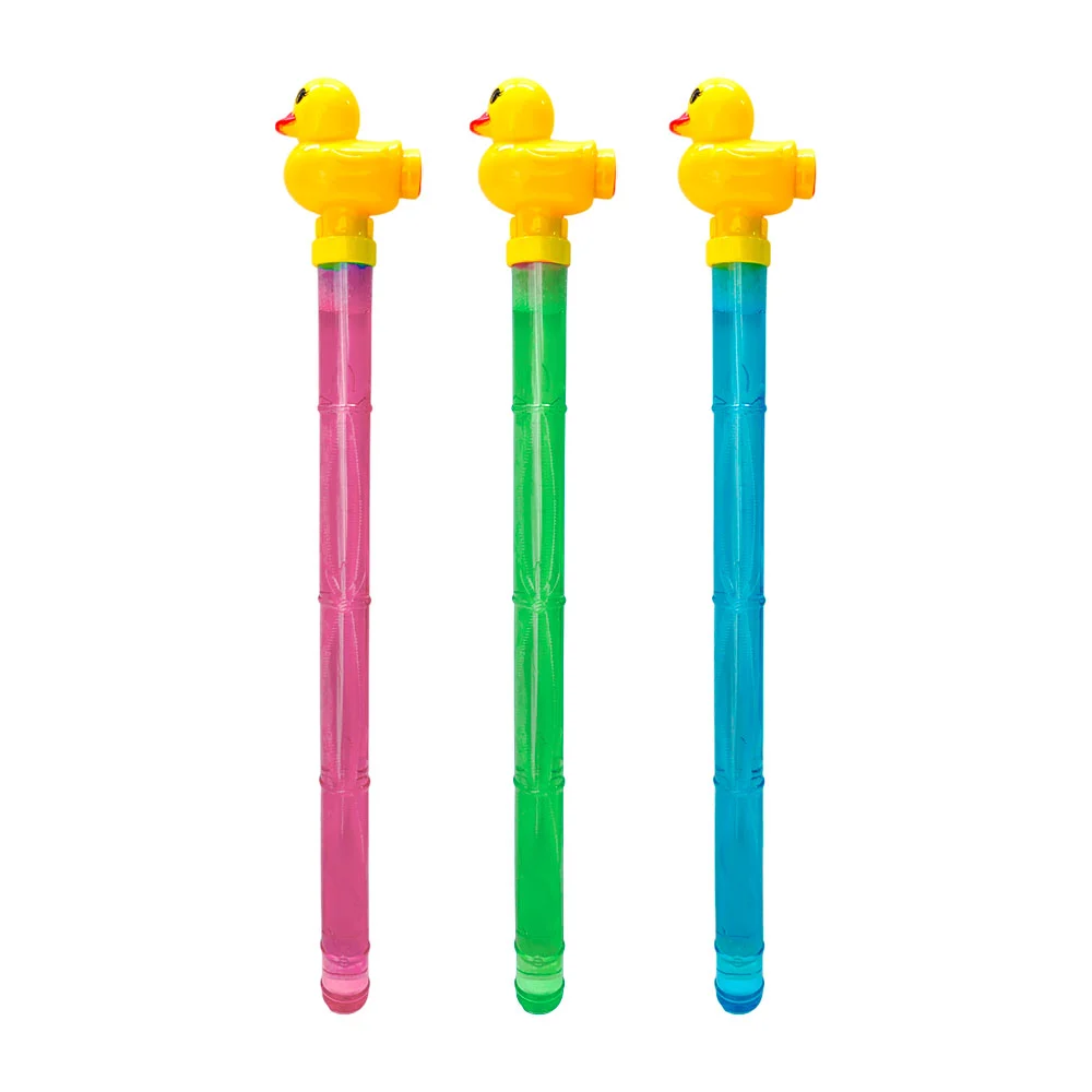 1pz vara gigante con jabón para burbujas + patito con chifle, variedad