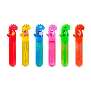 1pz tubo pequeño con jabón para hacer burbujas, dinosaurio kawaii, va…