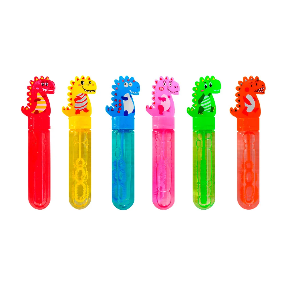 1pz tubo pequeño con jabón para hacer burbujas, dinosaurio kawaii, va…
