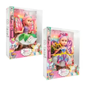 Muñeca yannie articulada con alas de hada + accesorios / fashion y cl…