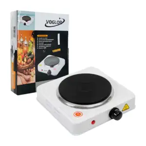 Parrilla eléctrica con quemador de disco y 5 niveles de temperatura, …