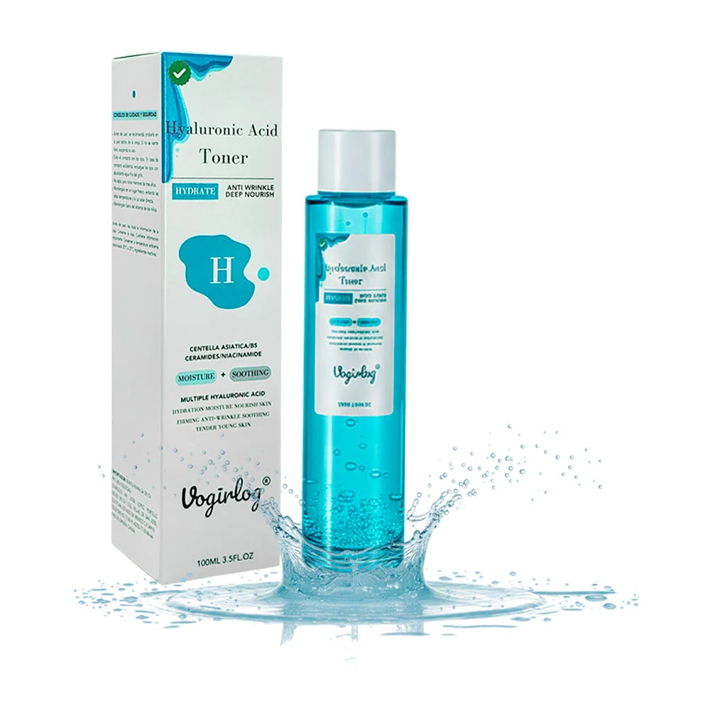 Tónico facial de ácido hialurónico vogirlog, equilibra el ph, refresc…