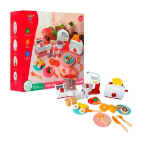 Set infantil de electrodomésticos con accesorios, temática desayunos …