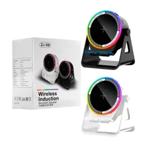Bocina bluetooth para escritorio, rgb con diseño compacto + soporte p…