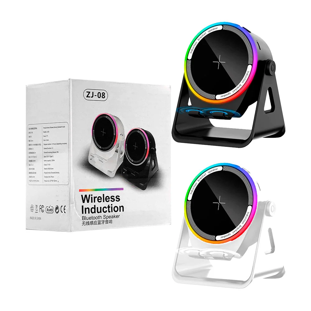 Bocina bluetooth para escritorio, rgb con diseño compacto + soporte p…