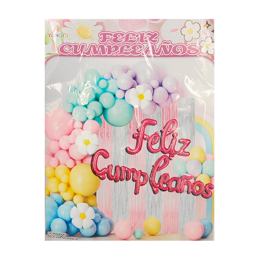 Kit decorativo para fiesta de feliz cumpleaños con 64pcs / yongli / y…