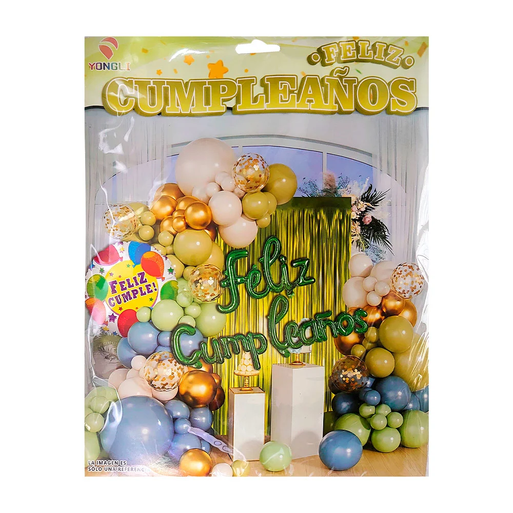 Kit decorativo para fiesta de feliz cumpleaños con 59pcs / yongli / y…