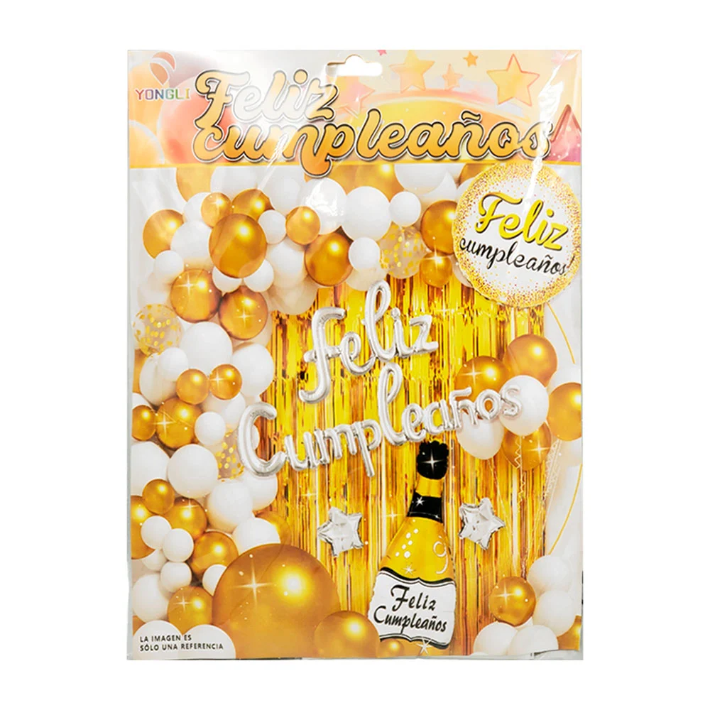 Kit decorativo para fiesta de feliz cumpleaños con 45pcs / yongli / y…
