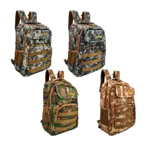 Mochila battlegrounds con 4 compartimientos y diseño de camuflaje, va…