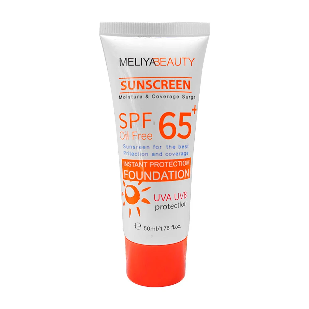Bloqueador / protector solar spf 65+, libre de aceite, 50ml / meliya …
