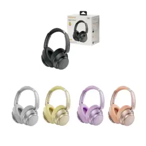 Audifonos de diadema inalámbricos, plegables, con soporte + puerto au…