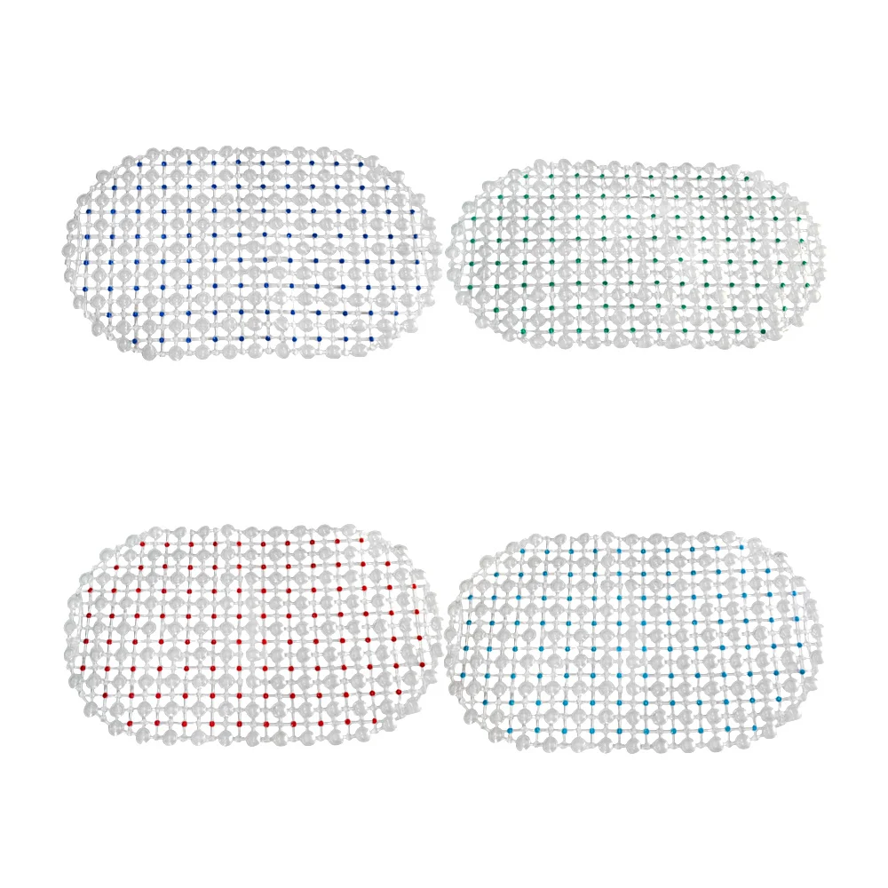 Tapete de baño ovalado con protección anticaídas, varios de colores, …
