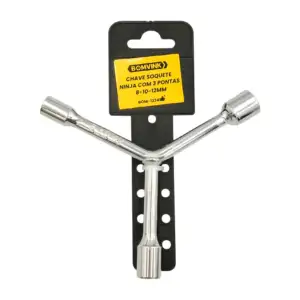 Llave metálica en forma de y, 3 puntas con medidas de 8, 10, 12 mm / …