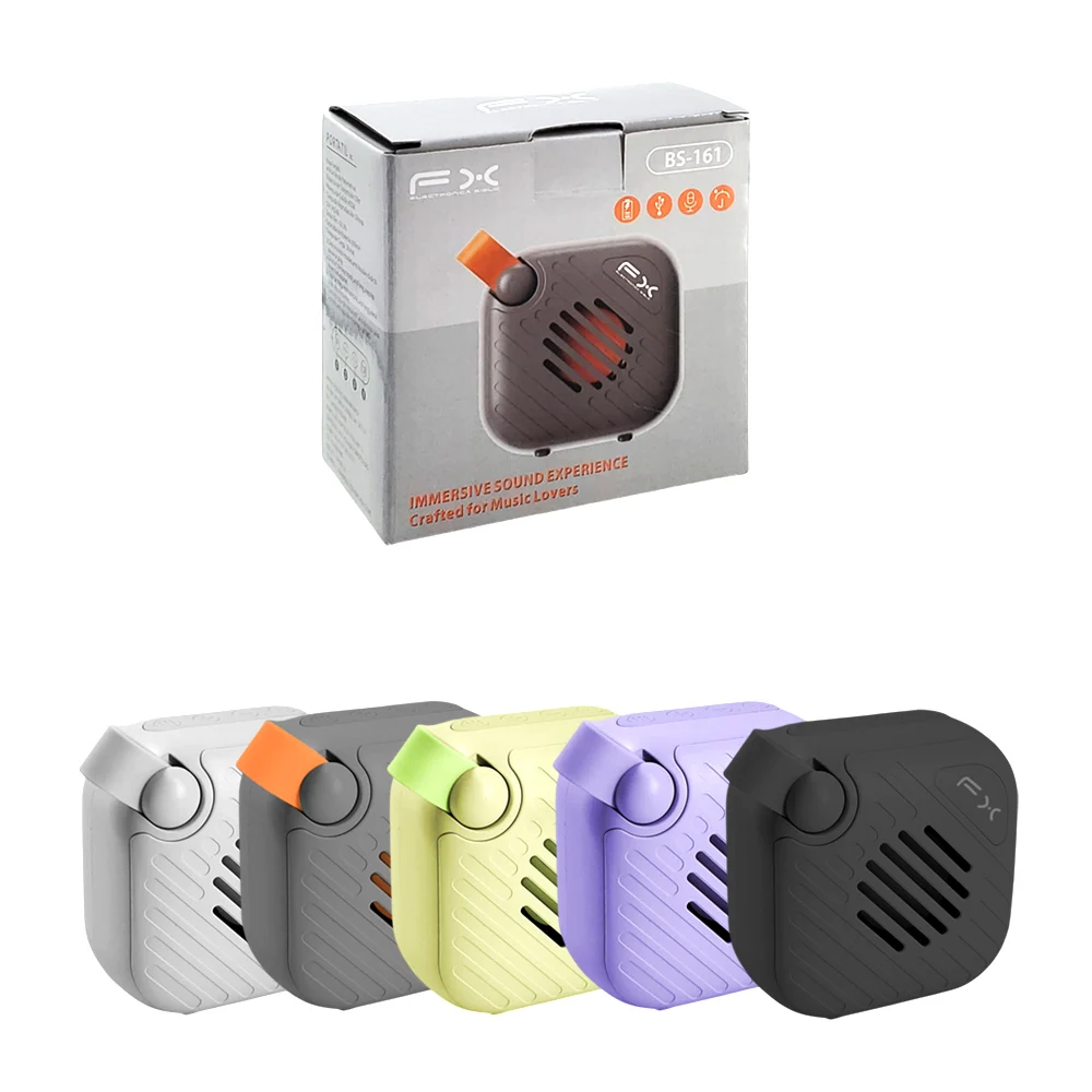 Bocina fx cuadrada pequeña, inalámbrica con conexión bluetooth y toma…