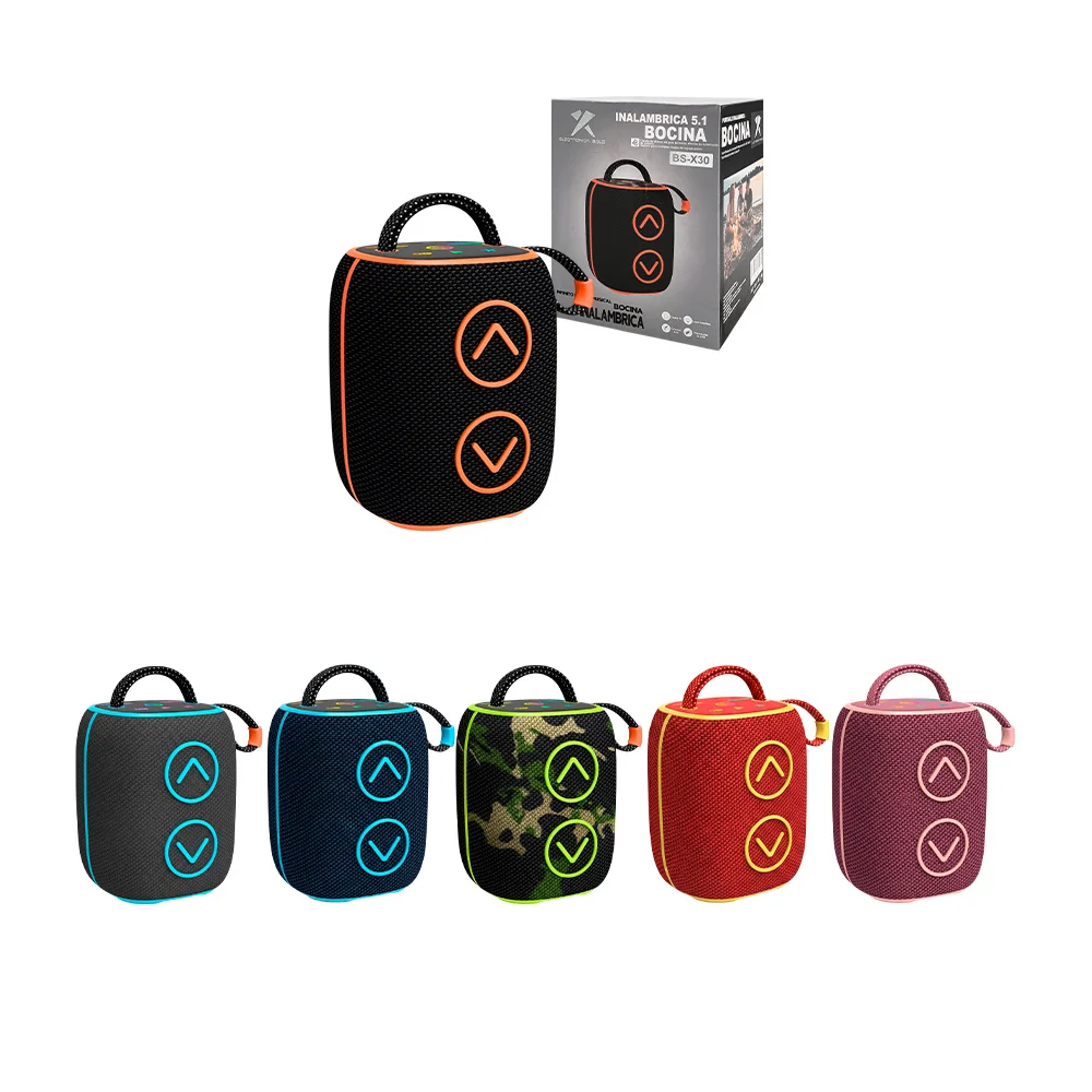 Bocina inalámbrica pequeña, portátil con puerto usb, auxiliar, varied…