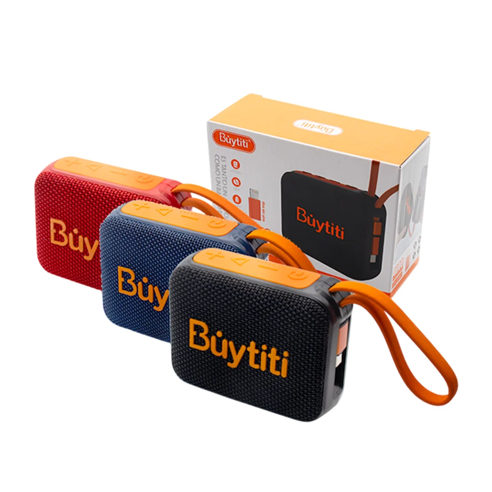 Bocina pequeña rectangular con 4000mah, puerto de carga tipo c+ light…