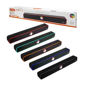 Barra de sonido rectangular, sonido estéreo, inalámbrica, puerto usb,…