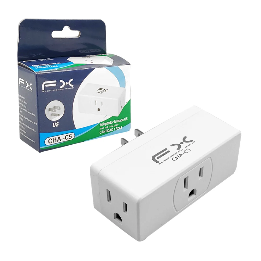 Adaptador multicontacto con 3 enchufes trifásicos y conexión trifásic…