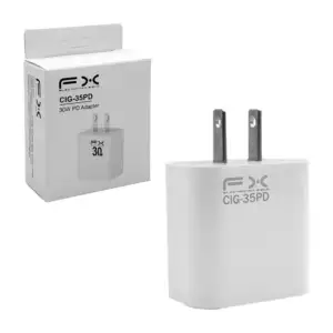 Cubo cargador fx, carga rápida 30w con puerto usb-c / cig-35pd