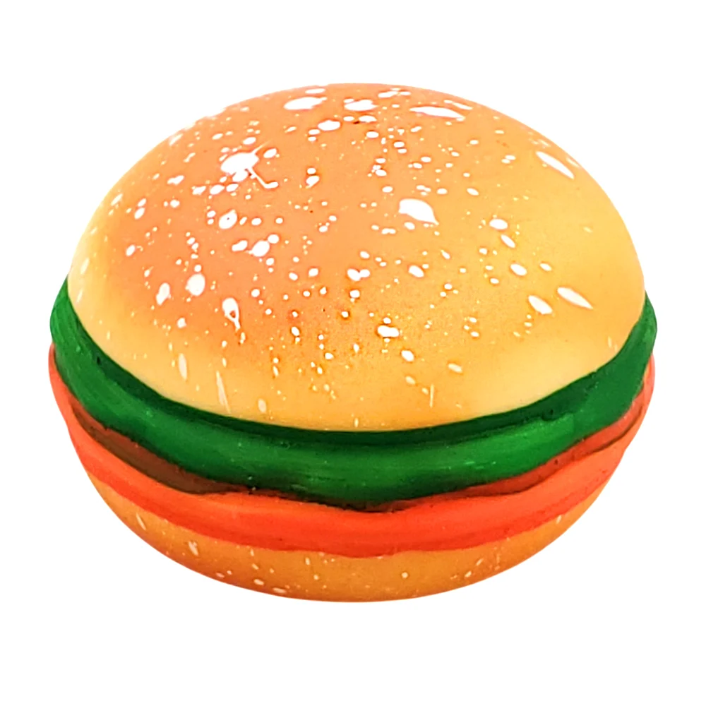 1pza Juguete squeeze antiestrés en forma de hamburguesa / fxq-162