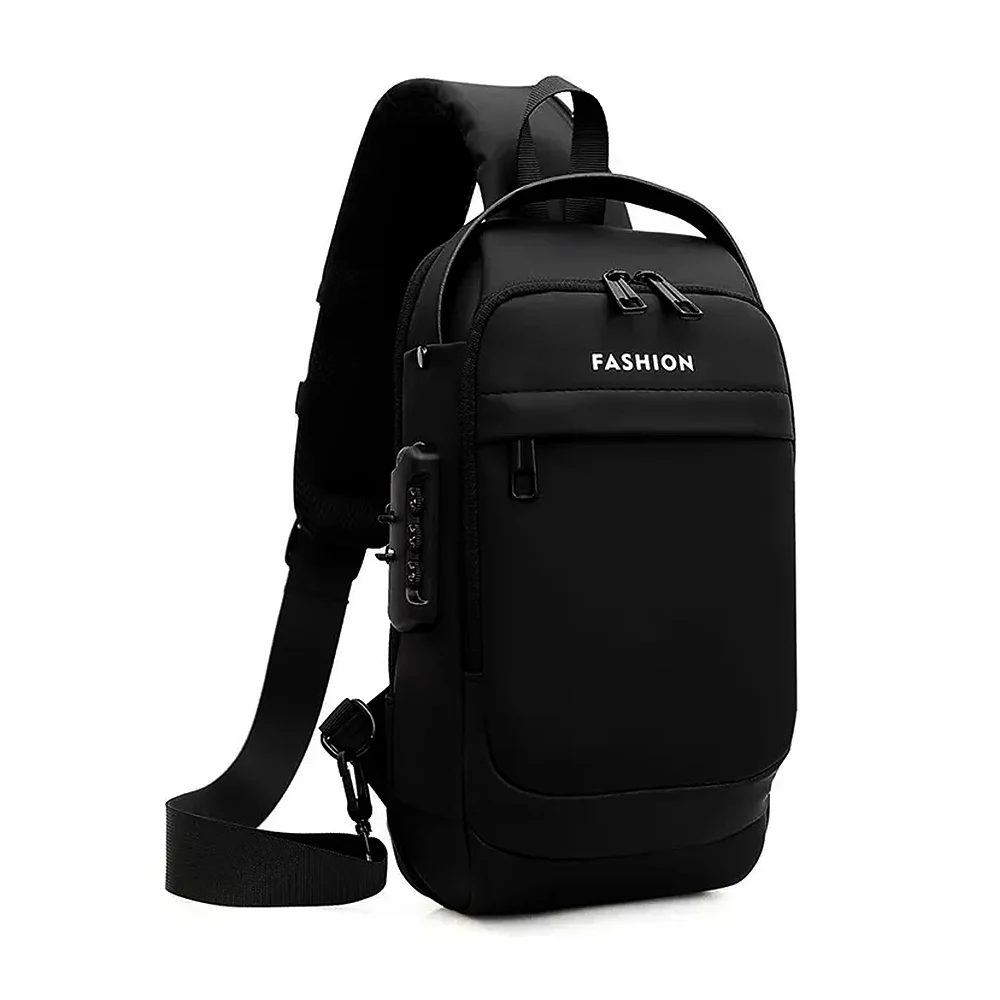 Mochila tipo mariconera fashion con 5 compartimentos y candado / kb4358