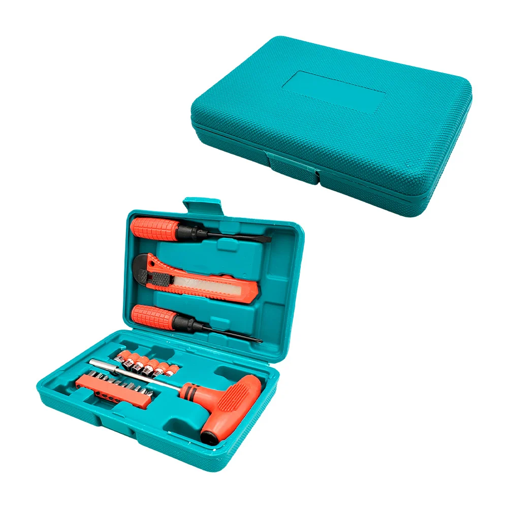 Kit estuche con 4 herramientas multifuncionales + puntas y dados inte…