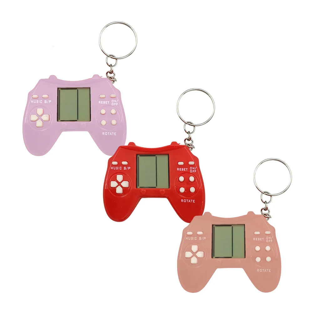 Llavero mini game consola mini gamepad con 27 juegos, variedad de col…