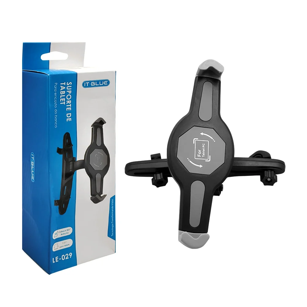 Soporte para tablet, ajustable a respaldo de coche, rotación 360 grad…