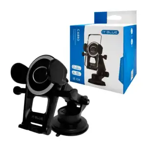Soporte universal de 2 piezas para celular, con ventosa de seguridad