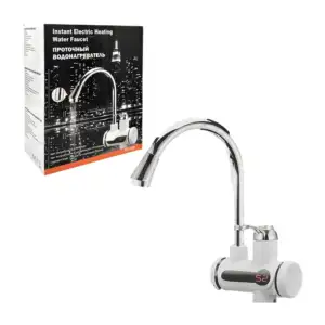 Grifo de fregadero con calentador instantáneo, pantalla de temperatura