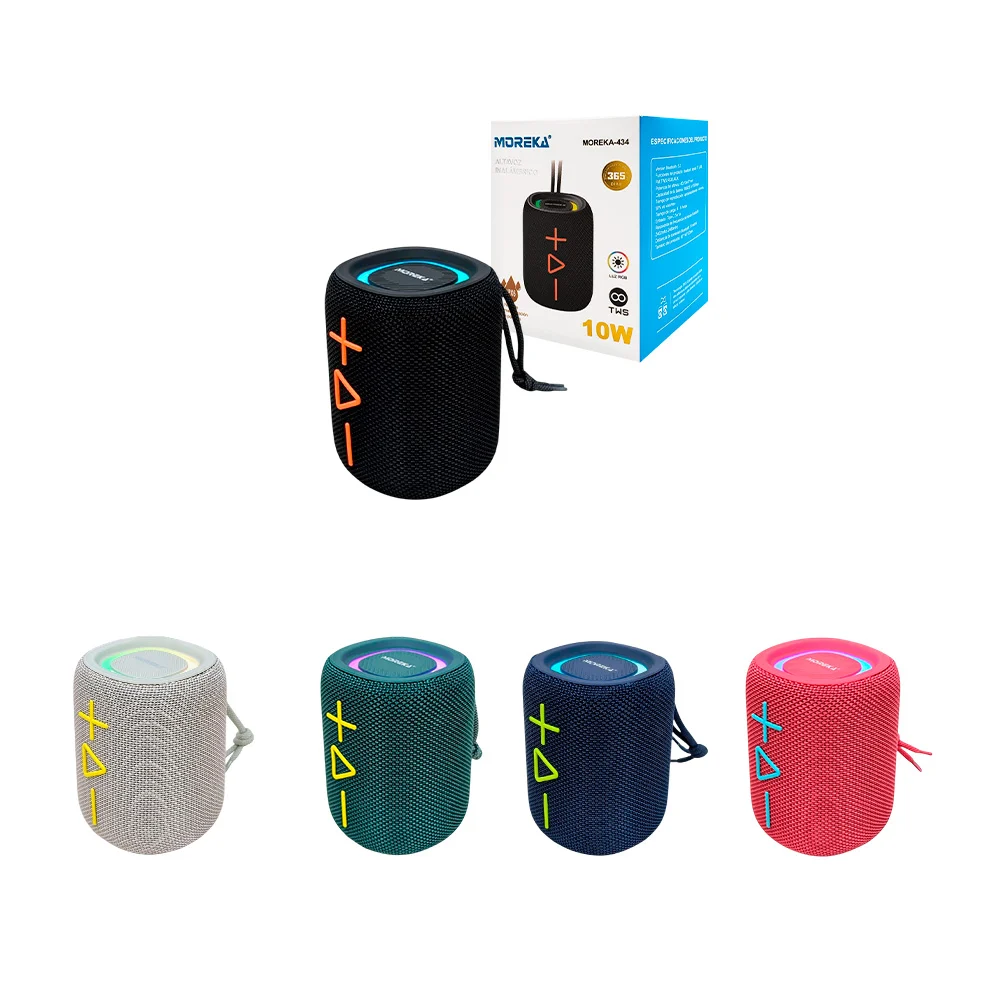 Bocina altavoz moreka inalámbrica con 10 w de potencia + asa, varieda…