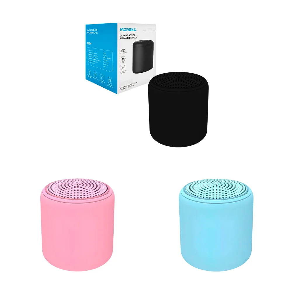 Bocina / caja de sonido moreka inalambrica v5.3 con 500mah, variedad …
