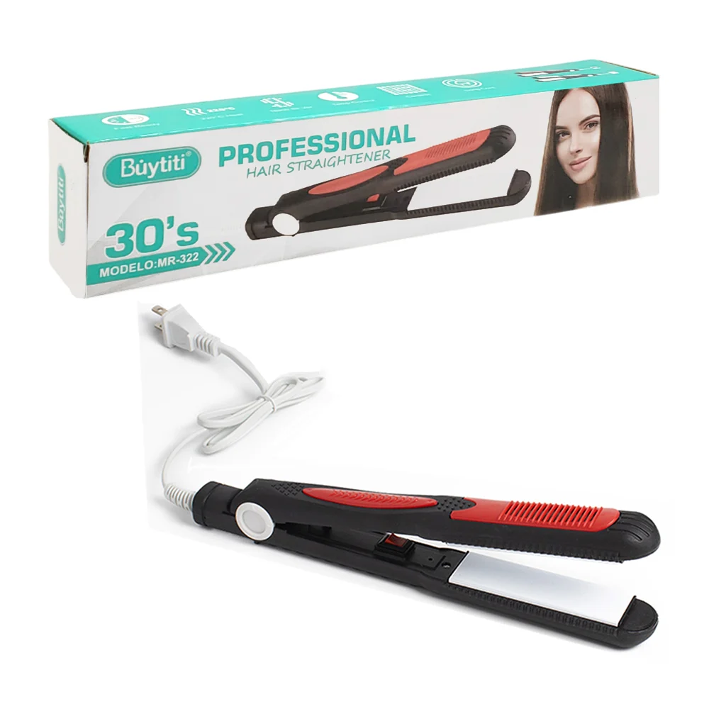 Plancha para el cabello, placas de cerámica, apagado de seguridad, va…