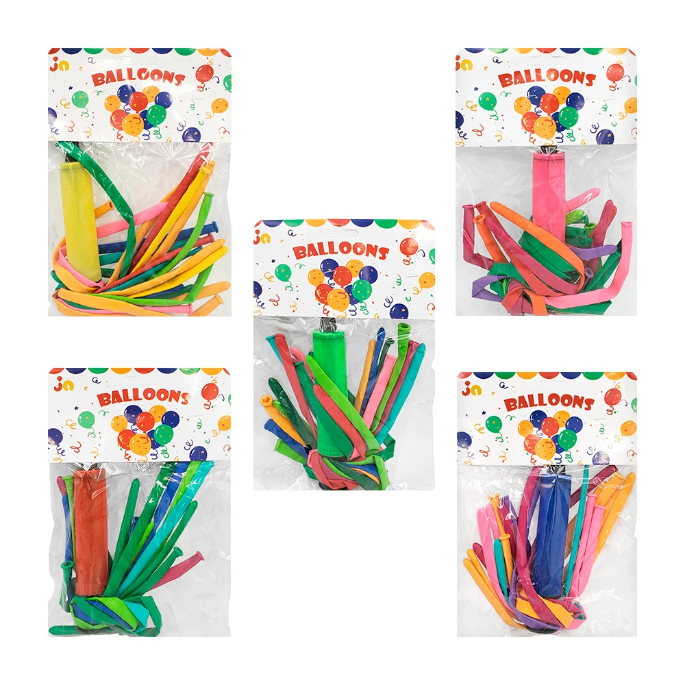 Paquete con 10 globos gusano - salchicha + mini bomba de aire manual …