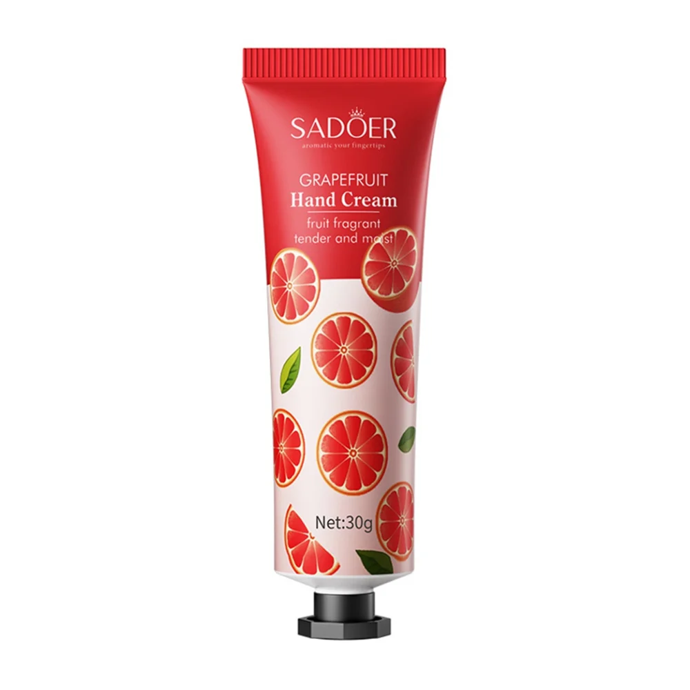 Crema hidratante para manos de toronja, suaviza y humecta, 30g