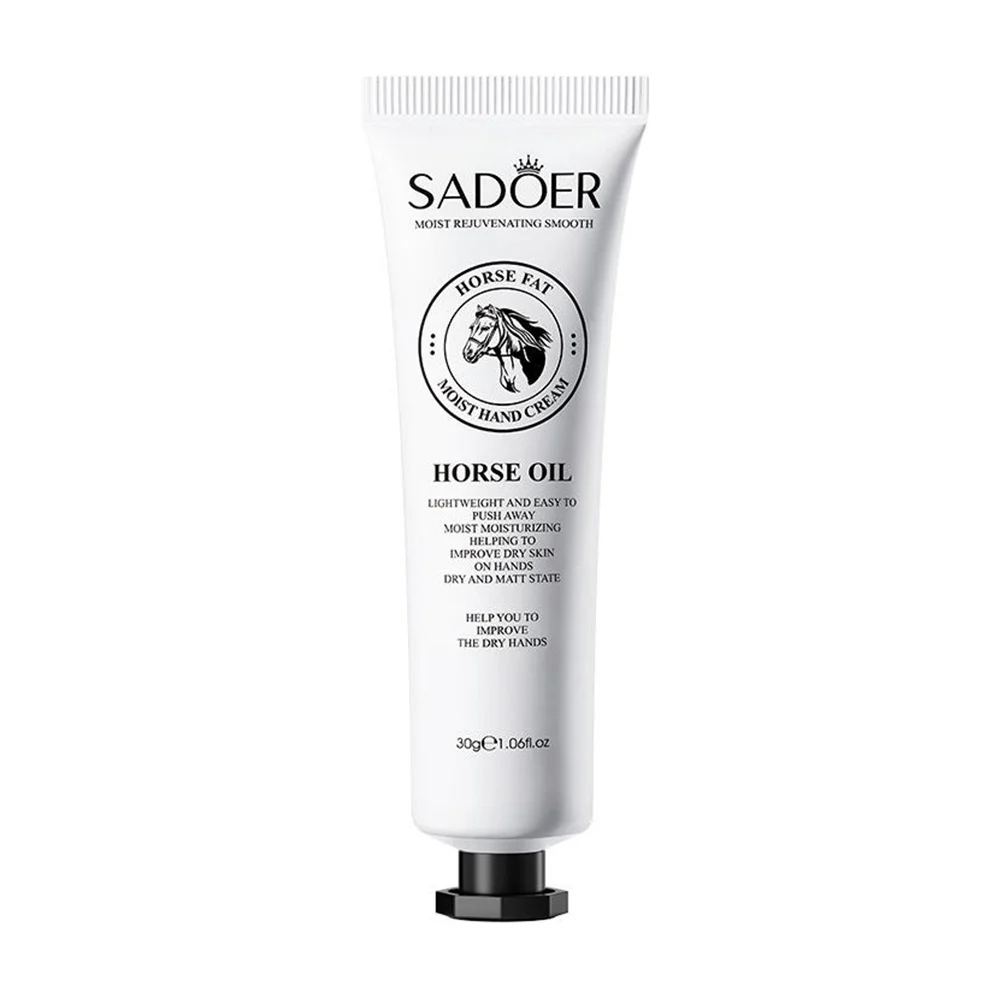 Crema hidratante para manos sadoer, con aceite de caballo, humecta y …