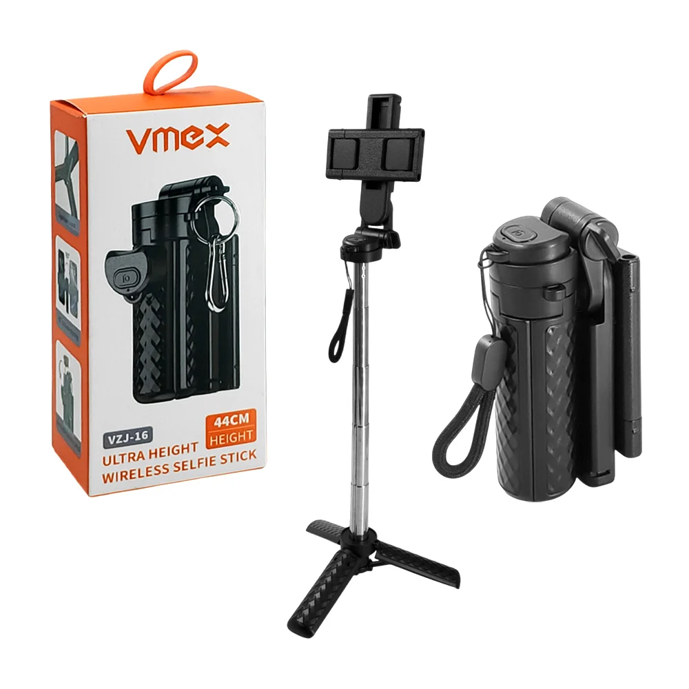 Selfie stick con estabilizador para fotos, inalámbrico con giro 180 +…
