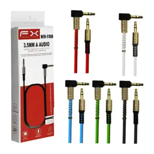Cable fx para audio interfaz de 3.5mm a audio, cable reforzado, 1m, v…