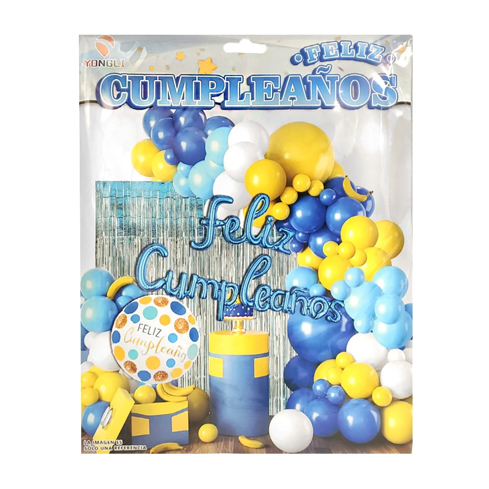Kit decorativo feliz cumpleaños de 55 pcs con temática minions + cort…