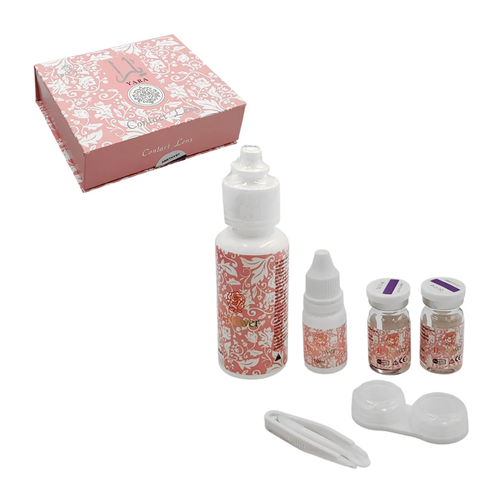 Kit de pupilentes, solución 60ml, gotero 10ml, estuche para guardar y…
