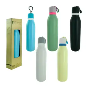 Vaso termo liso tipo deportivo de 23oz con asa colgante, variedad de …