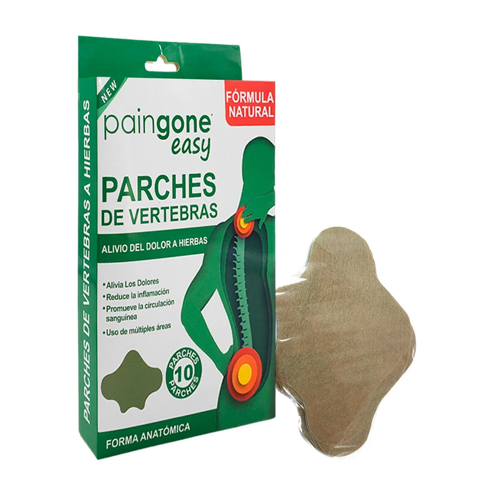 Paquete con 10 parches analgésicos para aliviar el dolor de espalda /…