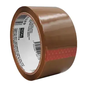 1 pza cinta adhesiva canela total office, 48mm x 50 m para empaque / …