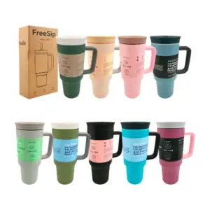 Vaso termo de acero inoxidable, 40oz color liso matte, tapa hermética…