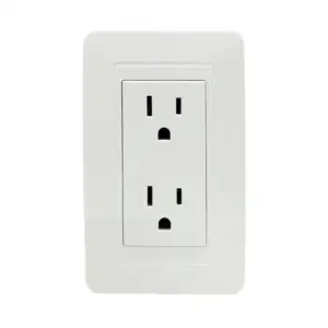 Placa de pared, con doble contacto / línea capri / adir / 4405